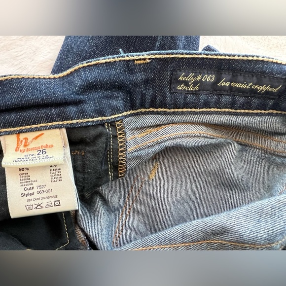 Citizen of Humanity Kelly Low Waist Cropped Capri Jeans Size 26 - Picture 6 of 9